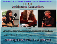 2nd Sunday Songwriters hosted by Jan Seides