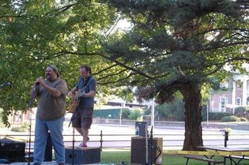 Performing with Michael Kesley at the Purdue Summer Concert Series
