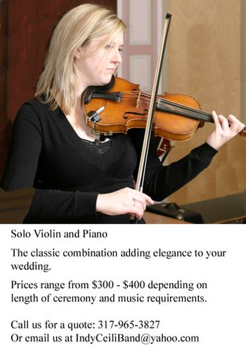 Solo Violin and Piano
