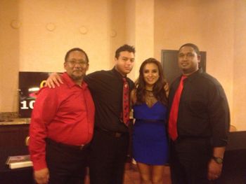 Jessie J & Band - Chris Knox Sr, Chris Villanueva, Jessie, Myself
