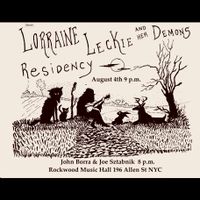 Lorraine Leckie & Her Demons - First Fridays - Monthly Residency