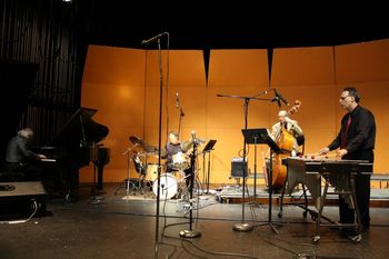 Gerard, Terry Silverlight, Larry Ridley & Allan Molnar at Lehman College in NYC
