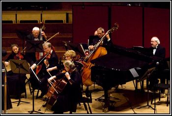 Gerard w/ Musique Sur La Mer Orchestra in London Photo by Josh Sudock
