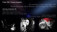 An evening with magic with Santiago and music performance by Glenda & Gene 