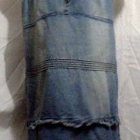 Ladies Ruffled Denim Skirt