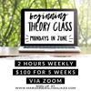Summer Class: Beginning Theory