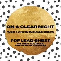 On A Clear Night - lead sheet