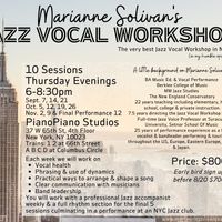 Jazz Vocal Workshop - Fall 2023