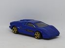 Hot Wheels Lamborghini Countach 25th Blue w/Gold PR5 Mint From World Race 5-Pack