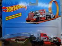 Hot Wheels Turbo Beast Trucking Hauler Truck Set Great for Track Mattel