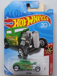 Hot Wheels '32 Ford HW Flames Green