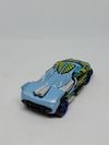 2000 Hot Wheels Maelstrom Blue/ Silver / Green Diecast Racing Car