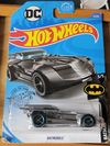 2020 Hot Wheels #9 DC Batman 3/5 BATMOBILE Chrome w/Black OH5 Sp Gold Rim Wheels