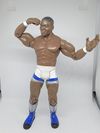 SHELTON BENJAMIN in White Blue Gear WWE Jakks Ruthless Aggression Era