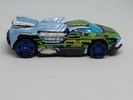 2000 Hot Wheels Maelstrom Blue/ Silver / Green Diecast Racing Car
