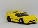 1999 Hot Wheels yellow and black Ferrari F50