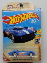 2018 HOT WHEELS 50th CORVETTE GRAND SPORT ROADSTER - HW 50th Anniv