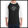 Baseball Tee - The Sound Lizards Logo 2019 (Black/White) Unisex