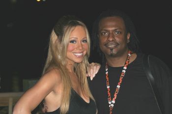 Vernon & Mariah Carey after our performance
