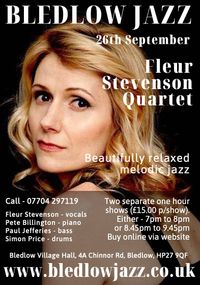 Fleur Stevenson at Bledlow Jazz Club