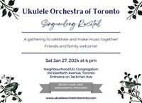 Ukulele Orchestra Singalong Recital