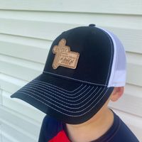 "Faith. Family. Country Music." Leather Patch Hat