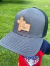 "Faith. Family. Country Music." Leather Patch Hat
