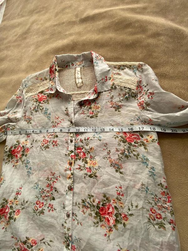 Aratta Silent Journey Bird Embroidered Blouse SZ XS - Mary