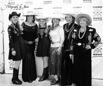 An honor to be in the same picture with so many talented and wonderful cowgirls.
