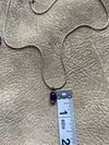 Amethyst 20" Necklace and Earring Set Genuine Gemstones and 924 Silver