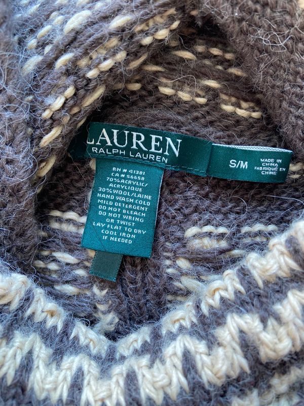 Vintage Lauren Ralph Lauren Poncho SZ M - Mary Kaye Holt Vintage Lauren Ralph Lauren Poncho SZ M - Mary Kaye Holt