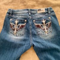 Miss Me Boot Cut Jeans 32 Waist 32 Inseam