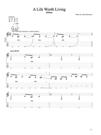 A Life Worth Living Guitar TAB