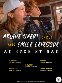 Duo Ariane Baert et Émile Lévesque