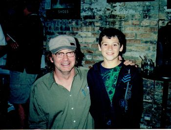 Jimmy Rogant meets Jeff after the Space gig on 7/27/2013.
