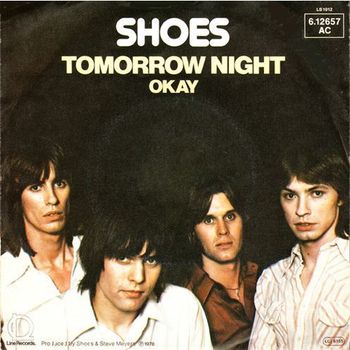 German picture sleeve for "Tomorrow Night", from the BOMP! version on this 1978 single release on Line Records.
