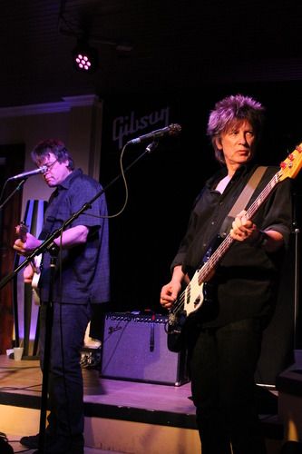 Gary and John on stage around midnight at Maggie Mae's on friday.
