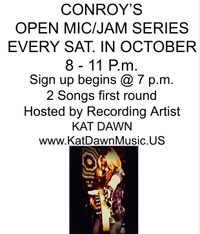 Hosting Open Mic Every Sat. In October