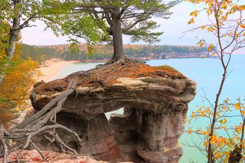 2021-Pictured Rocks - Chapel Rock - Escape Root
