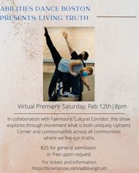 "Living Truth" presented by Abilities Dance Boston