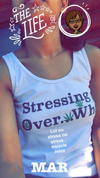 Stressing Over Who? Tank (WEED LEAF DESIGN)