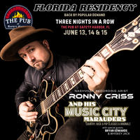 Ronny Criss Residency at The Pub at Safety Harbor, FL