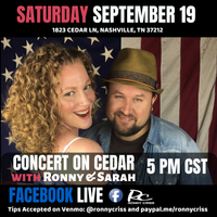 Concert on Cedar: Front Porch Concert and Live Stream with Ronny & Sarah