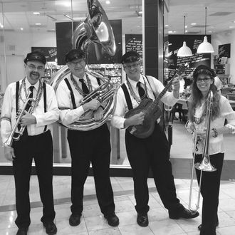 Strolling Dixieland/Holiday Band - For a festive and interactive musical experience.