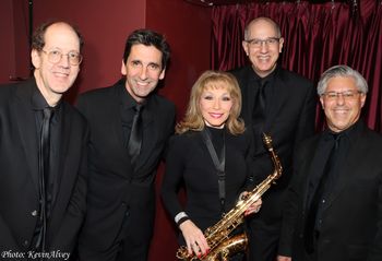 With (L to R) David Pearl, Pete Smith, Tom Hubbard, Dan Gross, Don't Tell Mama 2024
