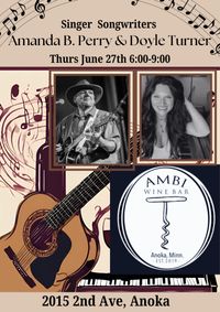 Turner & Perry at Ambi Wine Bar in Anoka! 6 - 9 pm