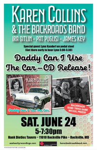 Karen Collins & The Backroads Band CD Release Show @ Hank Dietle's Tavern, Rockville, MD