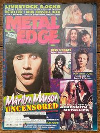 Metal Edge Magazine - August 1997 (U.S. Shipping Only)