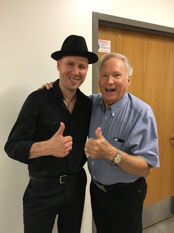 With banjo master Buck Trent.  Also known for his work with Roy Clark, Porter Wagoner and Hee Haw!  Sweet sweet man!
