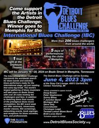 Blues Challenge hosted by the Detroit Blues Society